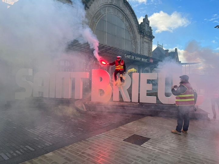 Réforme des retraites 2023 - manifestation du 19 janvier Saint-Brieuc